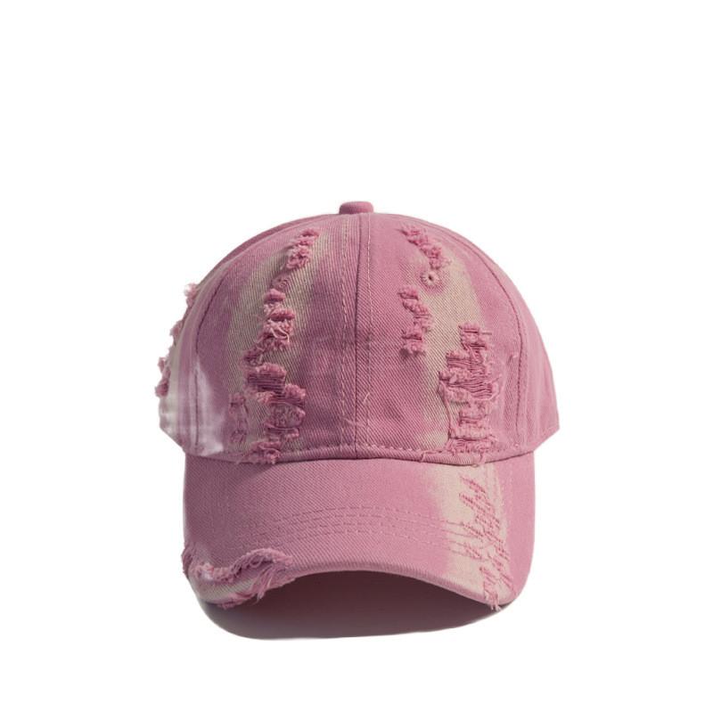 Vintage Cotton Baseball Cap With Curved Brim And Adjustable Fit For Streetwear Enthusiasts