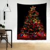Tapisserie murale colorée pour sapin de Noël, tapisserie hippie, sorcellerie, art abstrait, esthétique, décoration de chambre, de vacances, pour la maison