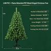 PVC Encrypted Christmas Tree with Pointed Top for Mall and Hotel Decorations