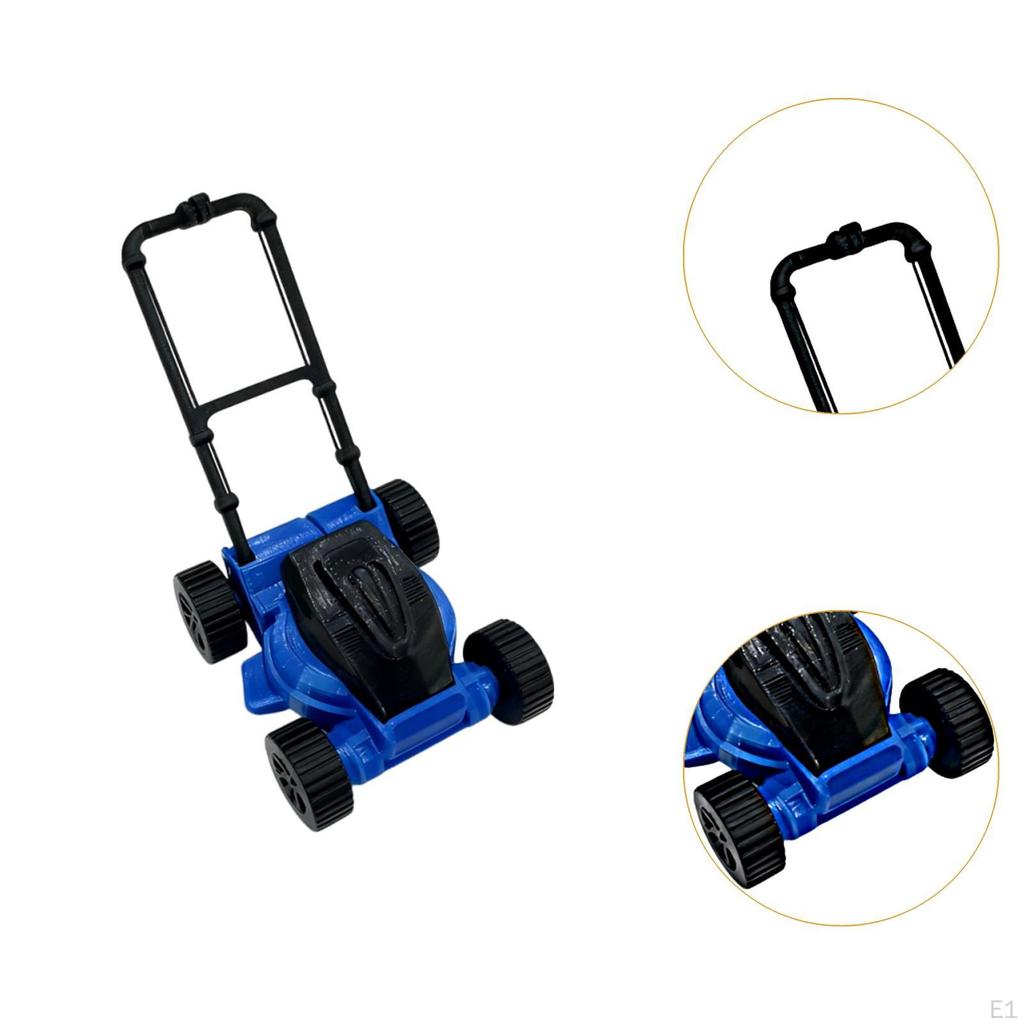 Modell Puppenhaus Kreativ Realistisch Mini Rasenmäher Figur Puppenhaus Dekoration für Geschenk Festliche Party