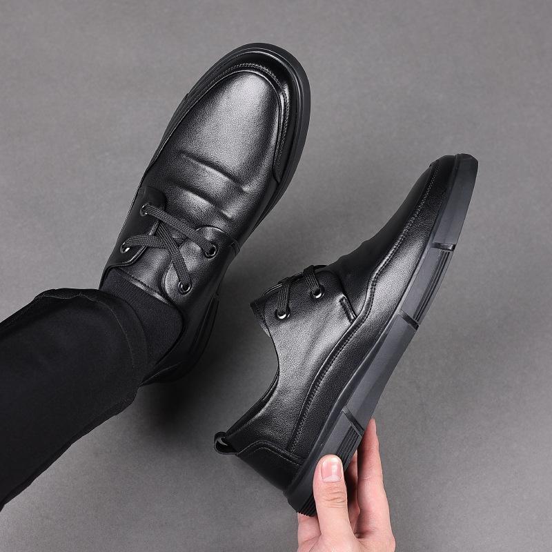 1090 manufacturers men's leather daily outer wear business shoes non-slip and wear-resistant soft-soled casual leather shoes