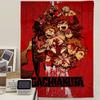 Anime di Combattimento Soprannaturale Giapponese G-Gachiakuta Appeso Arazzo Boemo Appeso Tarot Tappeti da Parete Hippie Stanza Studenti Arazzo Giapponese