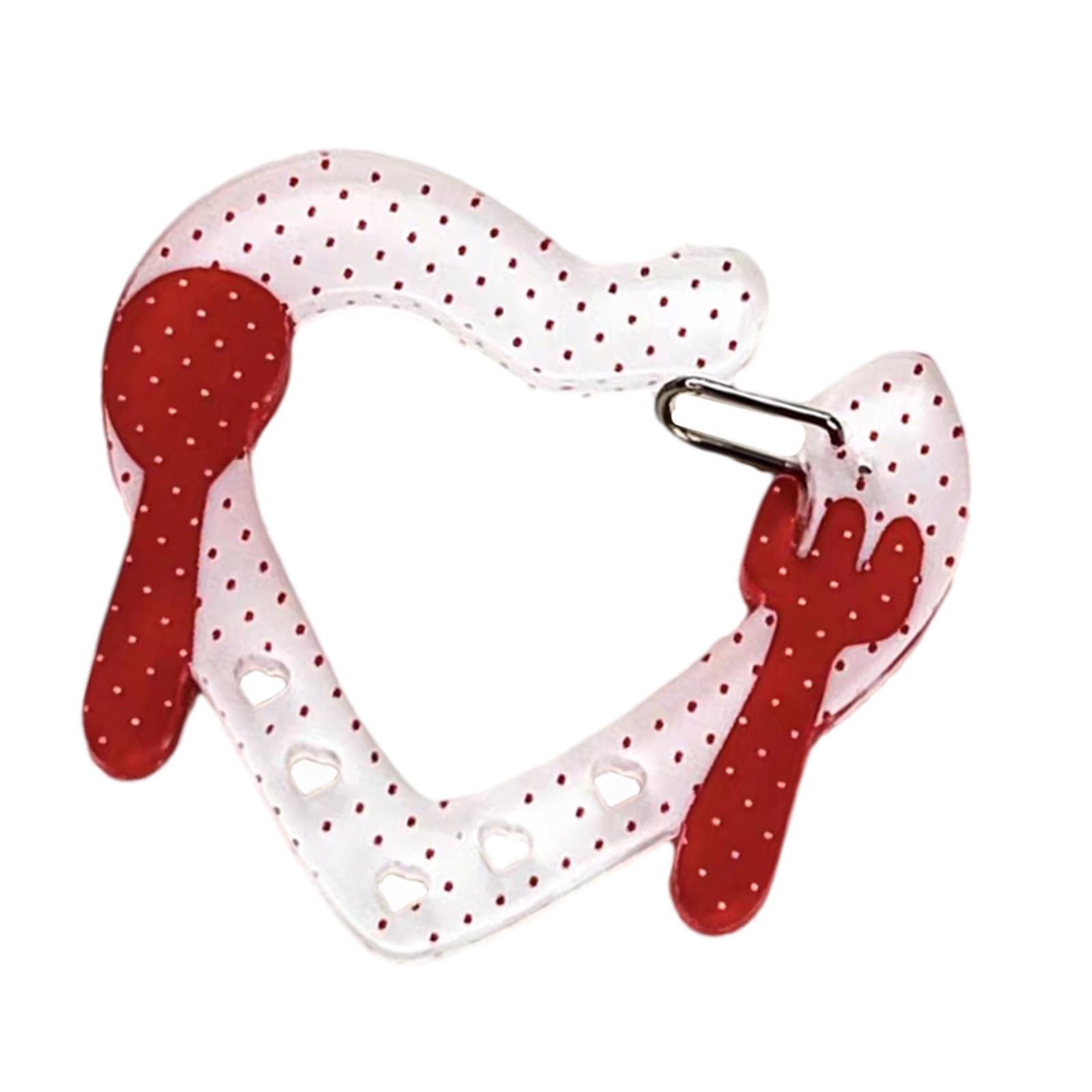 

Карабин-клипса для ключей и мелких предметов Акриловая подвеска для украшения рюкзака, блокнота, ита-бэга, аксессуар с пряжкой 2