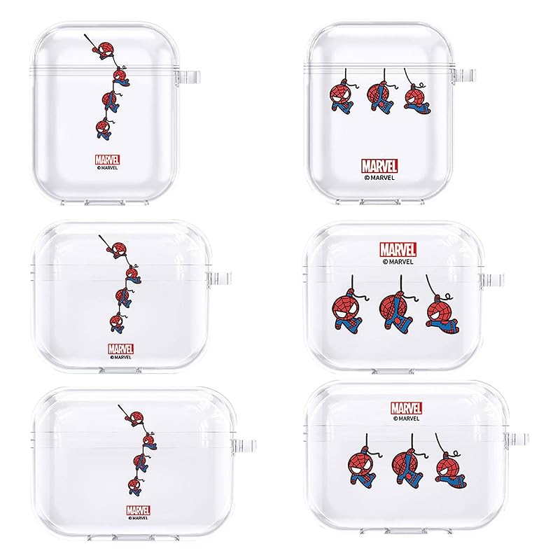 

[hgTUP] spiderman AirPods 4th generation case clear prevent shock No yellowing 4