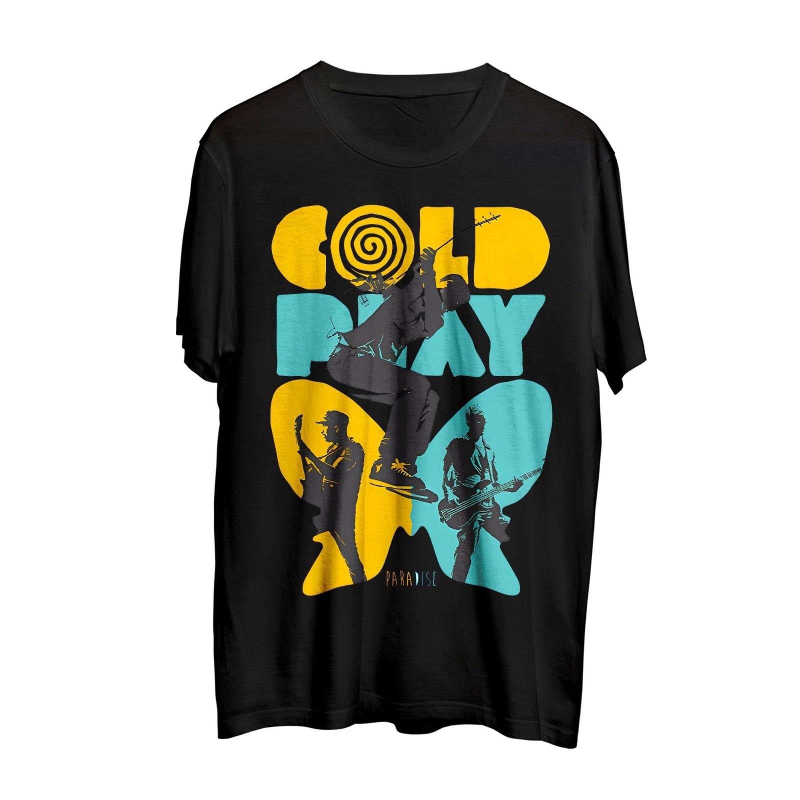 Hot Trend Short Sleeve Coldplay T-Shirt Paradise S-5XL UR068 FREE SHIPPING XL