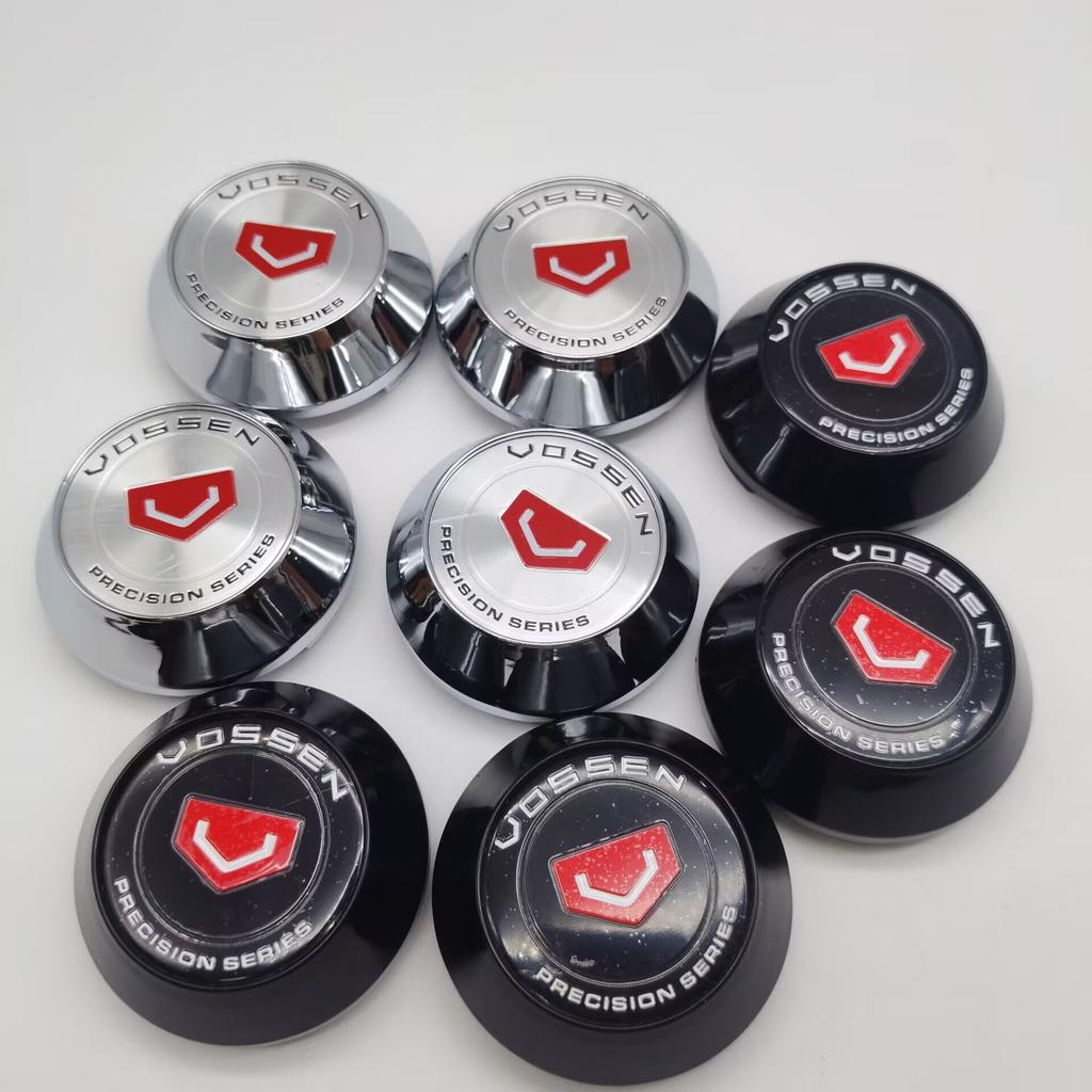 4Pcs/set Vossen Logo Centre Caps For Rims 60mm 64mm 65mm 68mm 69mm Wheel Hub Caps Wheel Covers Car Rims Tire Accessories