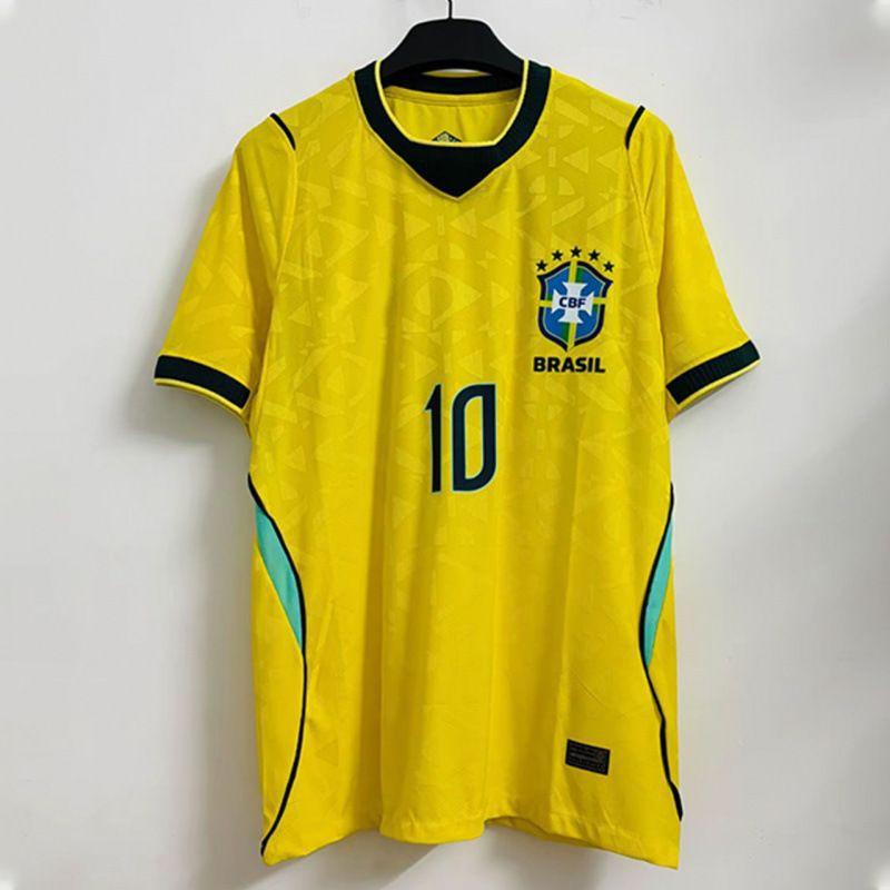 Brazil 2026 World Cup Home Soccer Jersey Player Version Neymar 10 Football Shirt Men Sports