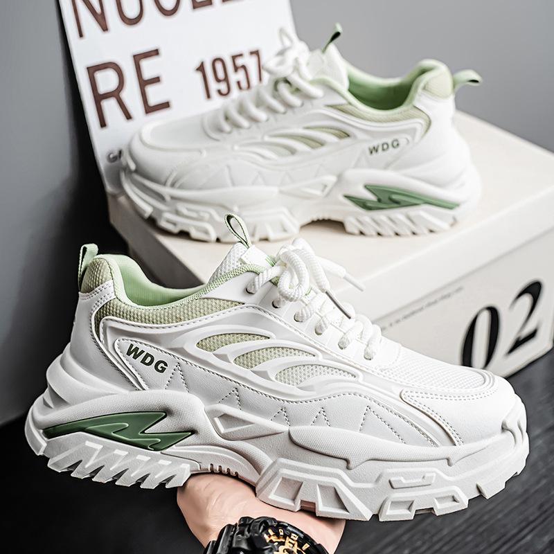 Shoes Men S Trendy Shoes Low-Top Running Sneakers Teen Trendy Brand Versatile Heightening Dad Shoes Men S Shoes 39