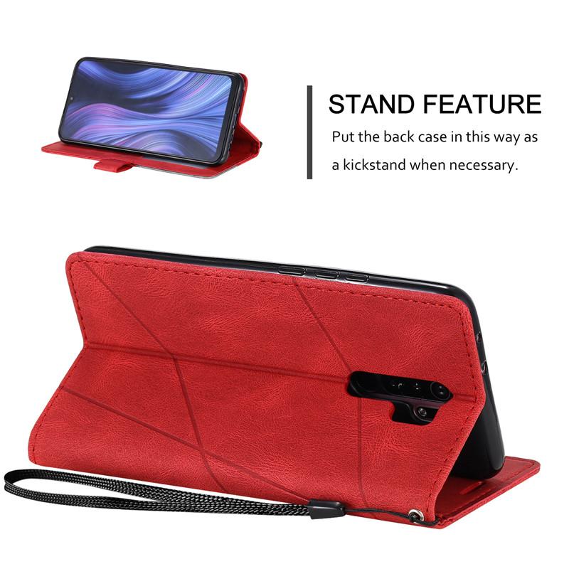 Redmi 9C NFC 9A 9AT Hülle Flip Magnetische Lederhülle für Xiaomi A3 9 Lite Redmi Note 9 S 9T 9S 9Pro 9 Pro Max Brieftaschen-Handyhüllen