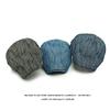 Cotton Jacquard Denim Beret Women British Vintage Forward Cap Men Striped Peaked Cap