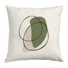Simple Nordic Ins Style Home Pillow, Morandi Green Living Room Pillow, Soft Literary Abstract and Fresh Sofa Decoration