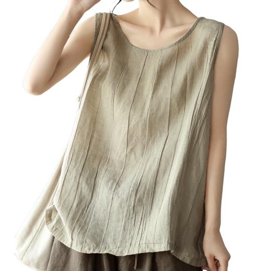 

Женский жилет, круглый однотонный топ, свободный крой, однотонный тонкий спортивный жилет без рукавов с вырезом 2XL светло-серый