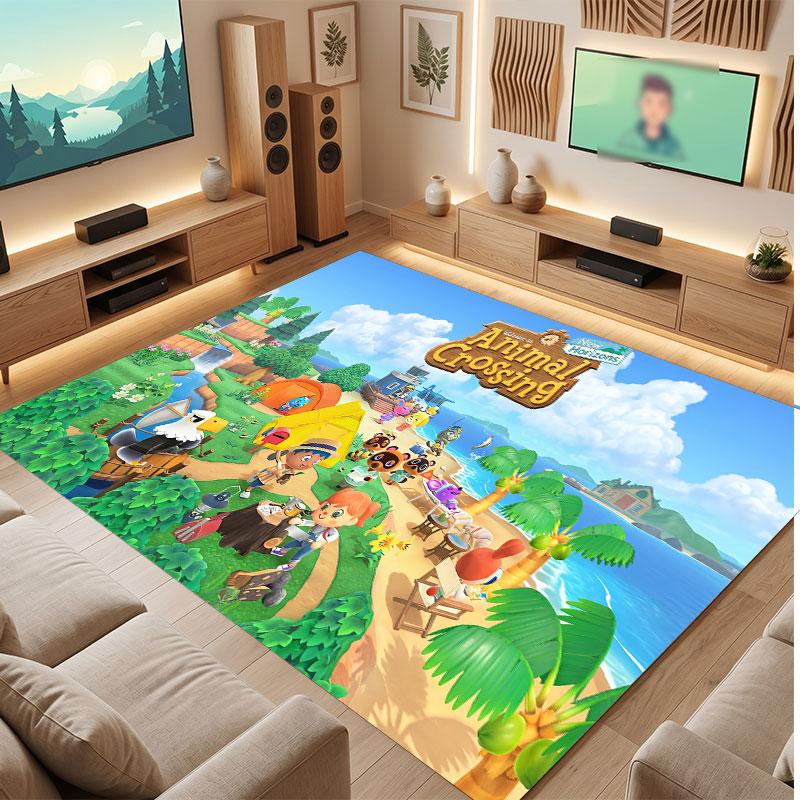 Animal Crossing Rug Soft Thick Non Slip Floor Carpet for Bedroom Living Room Home Decor