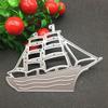 Sailing Ship Cutting Dies Ship Embossing Die Cuts Stencil for Scrapbooking Christmas Card Making DIY Photo Album