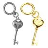 Fashionable Couple Keychain Personalized Heart Lock Pendant Keyring Jewelry for Fashion Enthusiasts Elegant Bag Charm