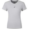 Solid Color Simple Straight Cut Round Neck Moisture Wicking Quick Dry Breathable Short Sleeve T-Shirt Women Tops Gray White 2012D061-020