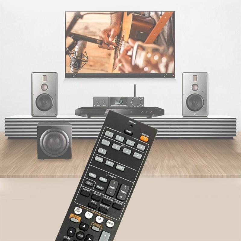 RAV521 AV Receiver Radio Remote Control Replacement Service for Smart Remote Control for RX-V377 RAV522 RAV463 YHT-4910U