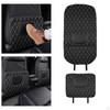 PU Leather Seat Anti Kick Mats Universal with Storage Bag Holder Waterproof for Truck