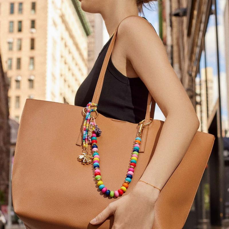 Koreanischer Süßer Schlüsselanhänger Niedliche Exquisite Lederblume Quaste Rucksack Dekoration Liebe Stern Geflochtenes Seil DIY Schlüsselanhänger