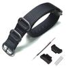Replacement Nylon Watch Band for and with Black [XYTYJQ] G-SHOCK GA-100/110/120/150/200/300, GD-100/110/120/G-8900, DW-5600, GM-M5610, DM-6900,