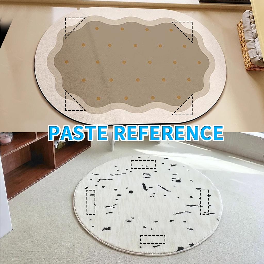 4/8Pcs Non-Slip Rug Gripper Tape Washable Carpet Pad for Hardwood Floors Reusable Fixed Sticker for Bathroom