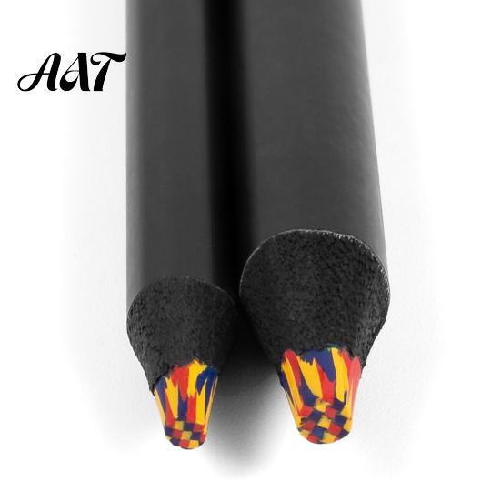 Pencils for Toddlers 12PCS Rainbow Colored Pencils, with Black Wood Barrel And Durable Lead Core, Art Training Sketching Kids Supplies Classroom