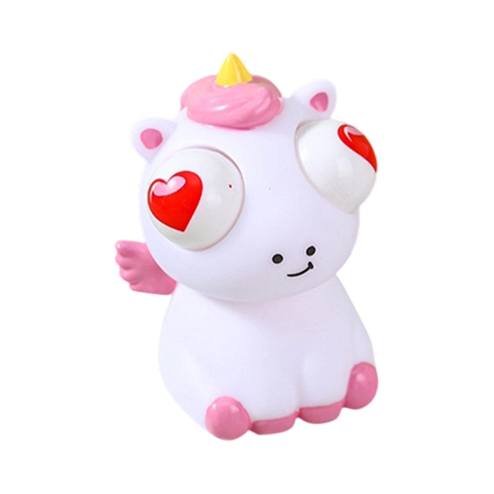Squeezeup Wideeyed Plush Toy, Wideeyed Stress Relief Toy One Size белый