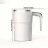 Nabíjecí samomíchácí hrnek na kávu s displejem teploty - USB nabíjení, uzavřená cestovní nádoba na mléko, čokoládu, moka