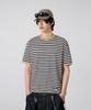 Dimiteulibeullaeg Border Stripe Ringer T-Shirt_3 Color