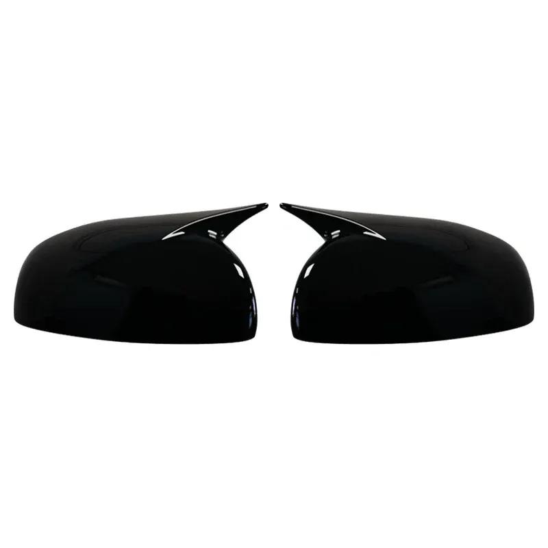 1 Pair Car Rearview Side Mirror Cover Wing Cap Exterior Door Case Trim Sticker For Skoda Fabia 2008-2014