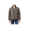 Calvin Klein Minimalist Comfortable Versatile Short Stand Collar Zipper Down Jacket Men Outerwear Brown J326958-PBX