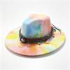 New Western Cowboy Hat Party Tibetan Top Hat Ethnic Style Felt Hat Outdoor Mountain Climbing Sun Protection Hat