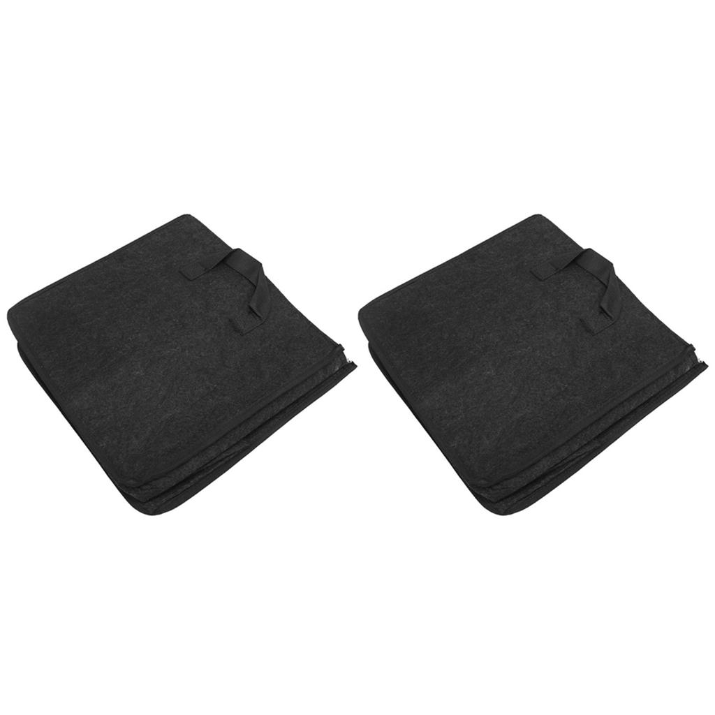 2PCS Plant Grow Bags Felt Vegetable Growing Pots with Handles Flower Planting Bed25Gallon