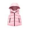 Children's Fashionable Casual Hooded Vest Jacket