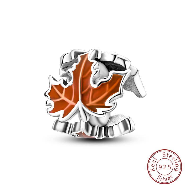 100% Copper Autumn Harvest Series Brown Music Squirrel Scarecrow Pumpkin Maple Leaves Charms Beads Diy Jewelry Gift