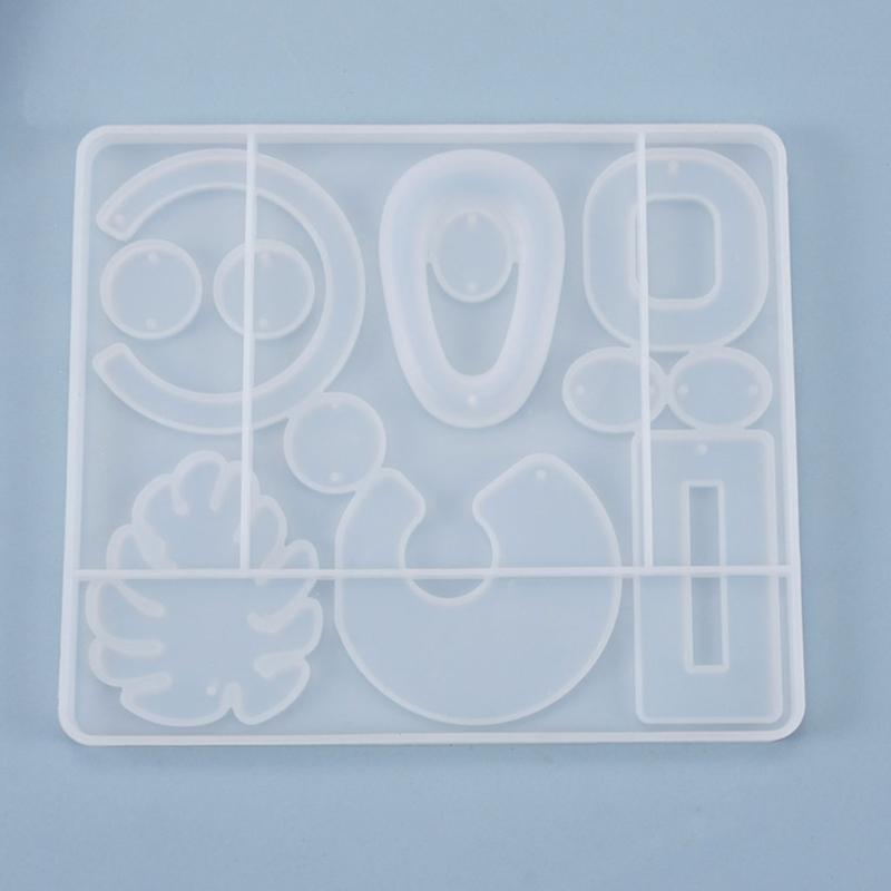 Fashionable Ear Studs Casting Mold Handmade Earrings Silicone Mold Eardrops Danglers UV Crystal Resin Epoxy Mold