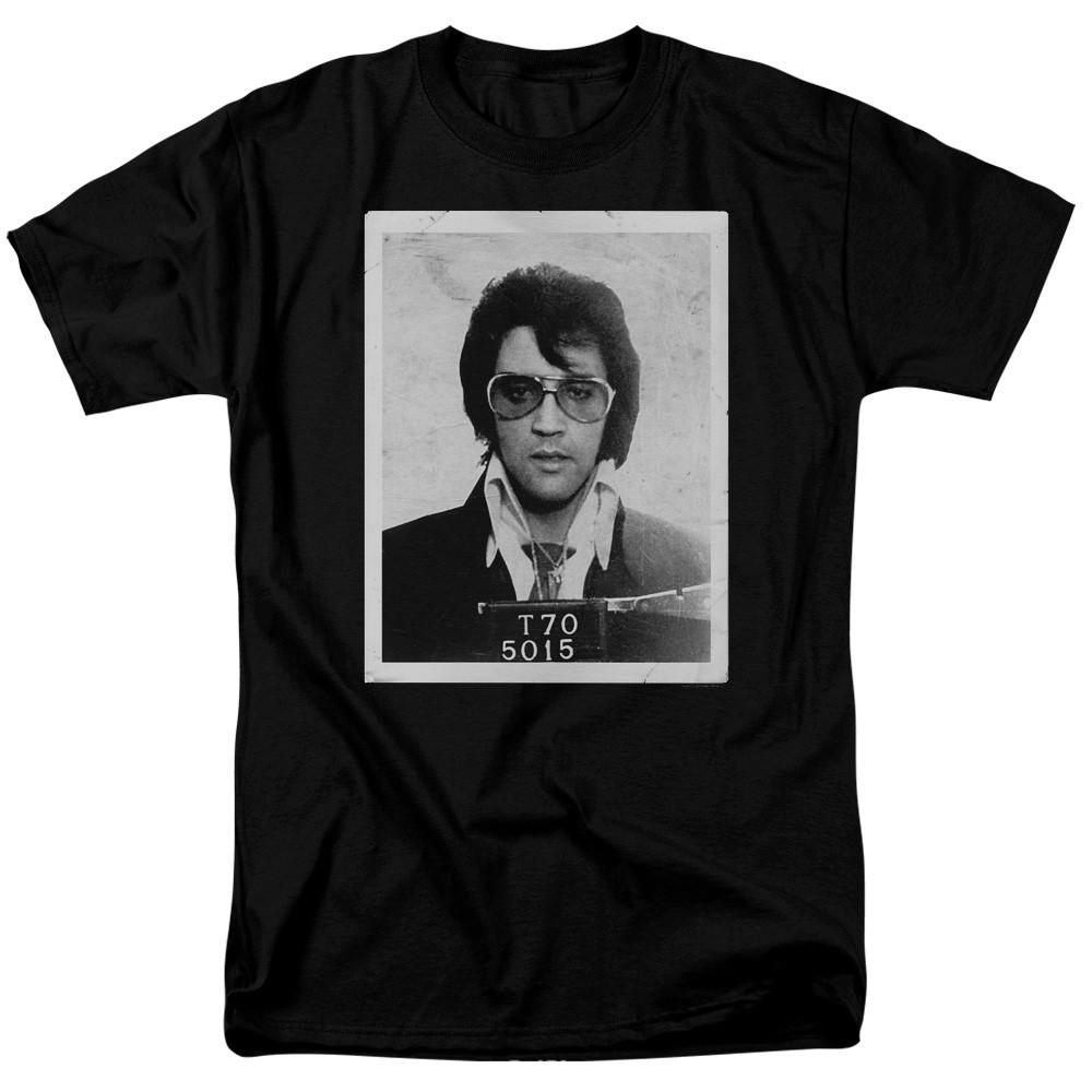 Elvis Presley - Framed - Adult Unisex Short Sleeve T-Shirt - Black