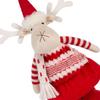 Christmas Figurines Soft Ornaments Gifts Multipurpose Cute Plush Doll Statues for Desktop Office