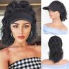 Baseball Cap Ponytail Curly Hair With Cap Hollow Top Summer Sunshade Cap Wig  Travel