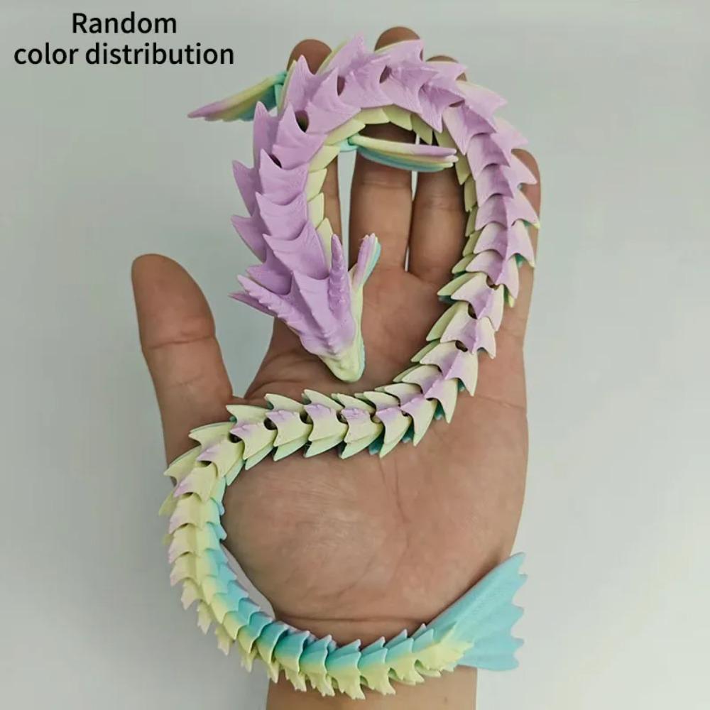 New 3d Print 45cm Sea Dragon Model Mythical Dragon Desktop Decorations Multi-articulated Activity Models Home Decorations
