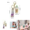 Adorable Cartoon Cat Milk Tea Keychain Cute Acrylic Keyring For Couples And Friends
