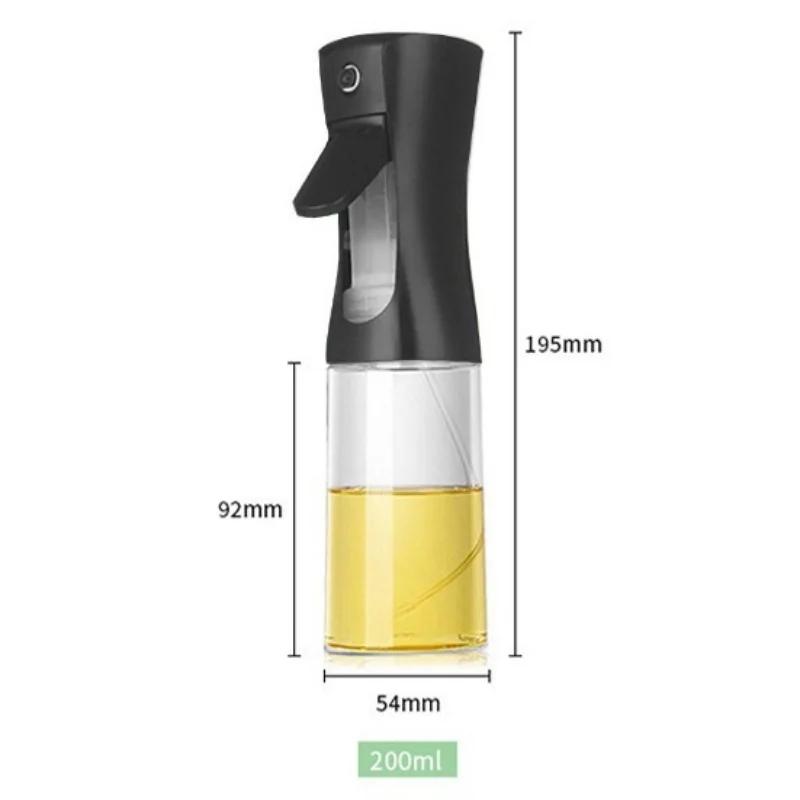 Oil Spray Bottle Kitchen Oil Nebulizer Dispenser for Cooking Olive Oil Camping BBQ Baking Also for Vinegar Soy Sauce Containers