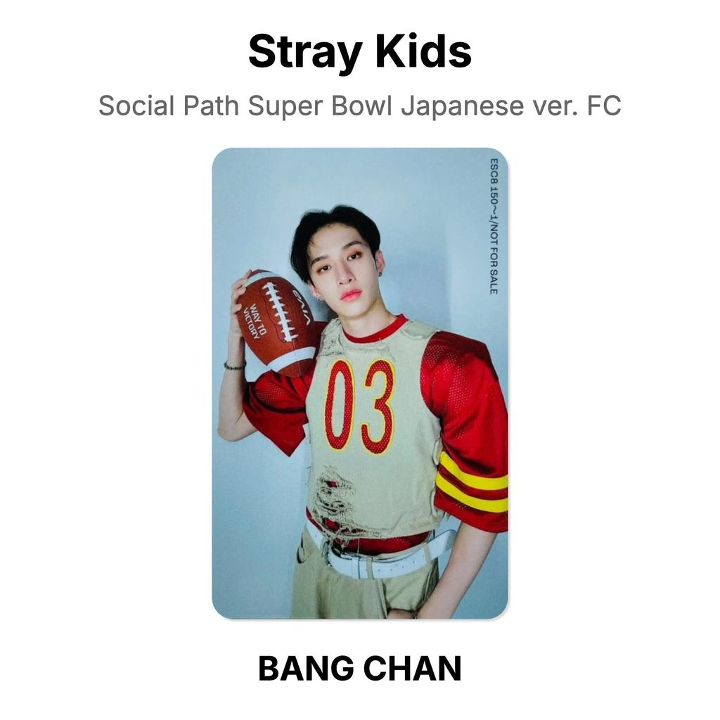 Stray Kids Social Path Super Bowl Japanese ver. FC Official Photocard