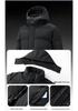 Unisex Winter Sports Coat: Warm Mid-Length Cotton Jacket for Training, Thickened Outerwear for Sports Institutes, Customizable.