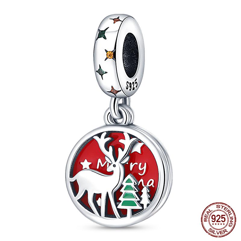 100% Copper Love Strawberry Cherry Red Series Charm Beads For Brand Original Bracelet Diy Fine Jewelry Gift