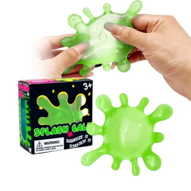 Soft Pinching Ball Stress Relief Toy Maltose Decompression Pressure Relief Ball Durable Squeeze Fidget Party Gift