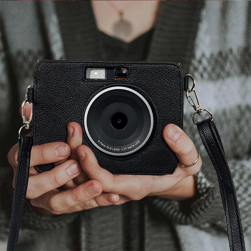 Protective Camera Case for MS300 Print Camera Ergonomic Shoulder Strap Easy Carry Waterproof