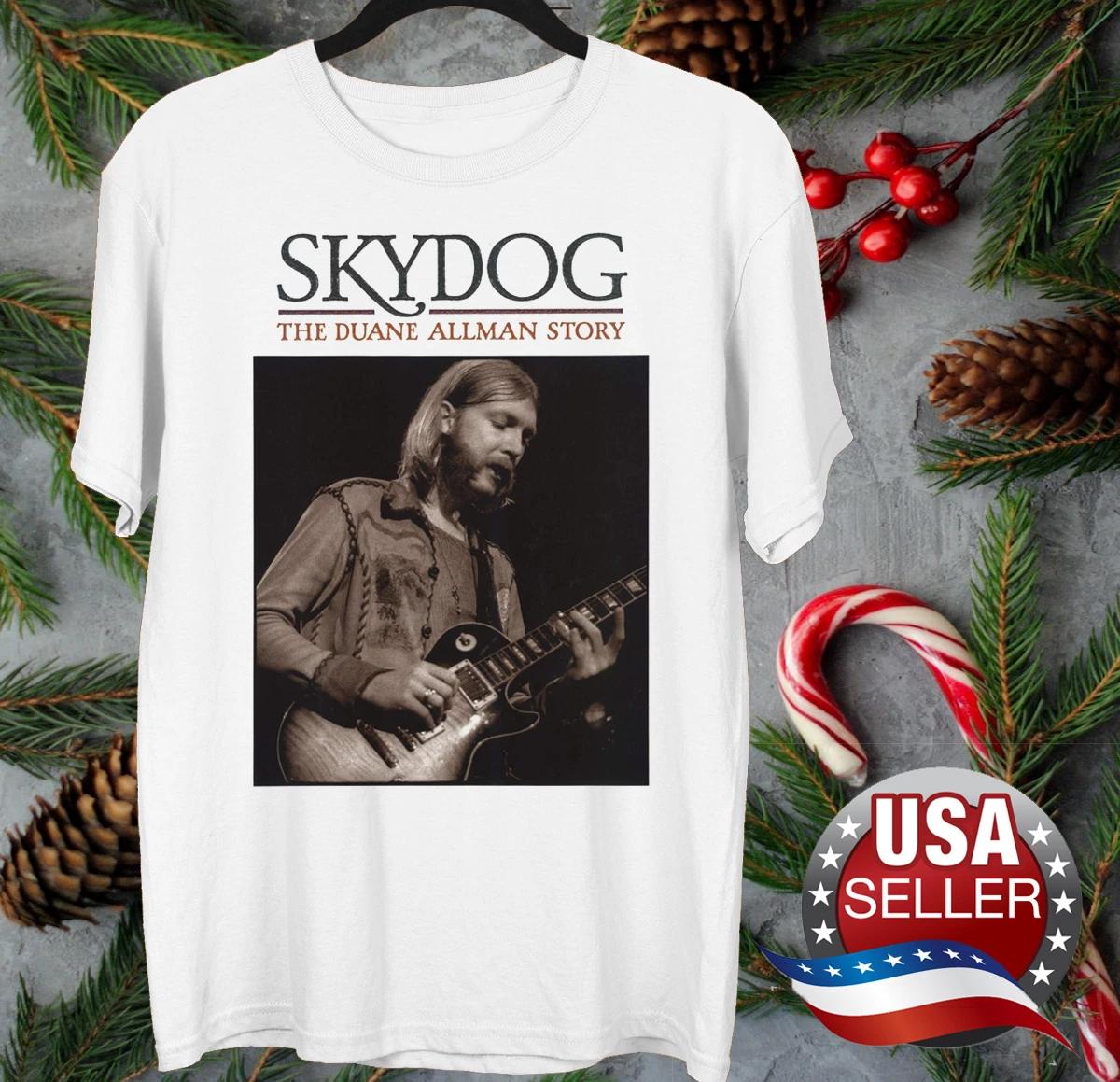 Duane Allman of The Allman Brothers concert T-shirt White Unisex 2F434 M