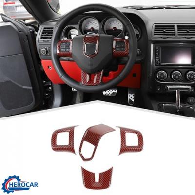 Cache-bandeau décoratif de panneau de volant pour Dodge Charger Challenger 09-14