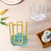 Portable Retractable Bowl Holder Drain Removable Cabinet Dishes Storage Rack Water Cup Kitchen Organizer